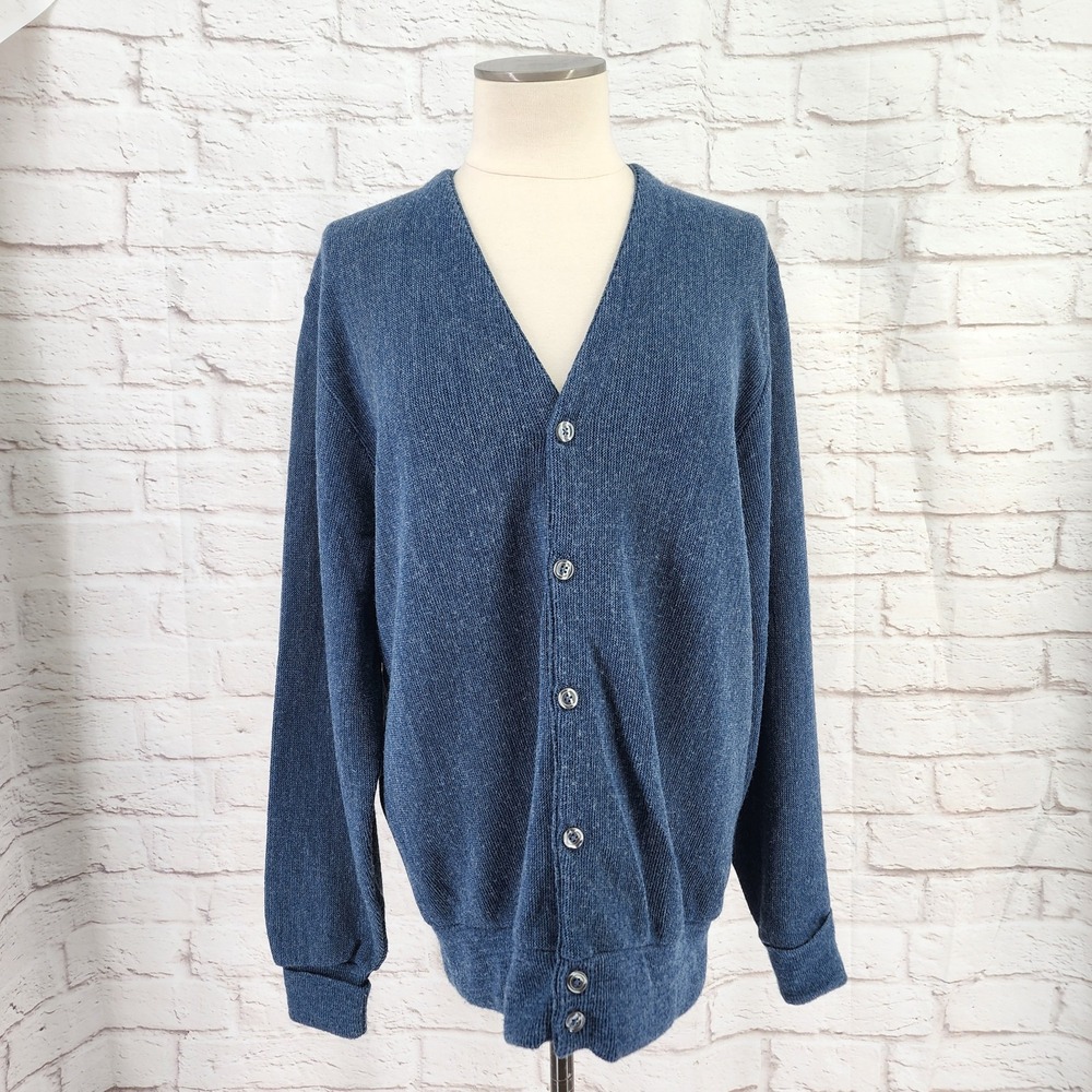 Vintage Knit Cardigan Academia Cozy Heritage Classic Grandpa Old Money Medium